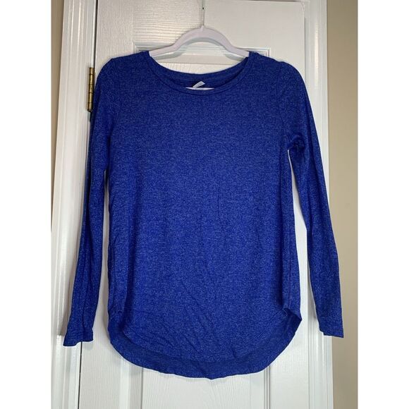 Womens XS Old Navy Long Sleeve‎ Blue Shirt Sweater - Picture 1 of 3